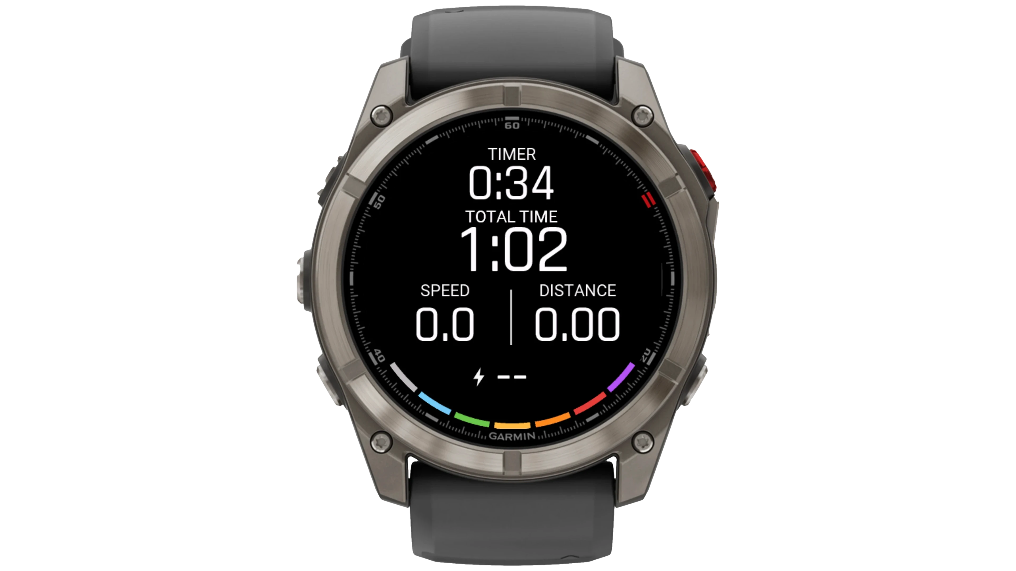 a screenshot of the Triathlon Total Time data field being used in a bike activity